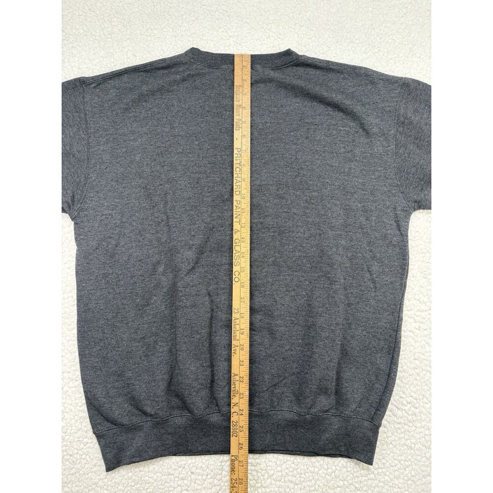 Cherokee North Carolina Graphic Sweatshirt Large Grey Prairie Mountain Native - Picture 7 of 7